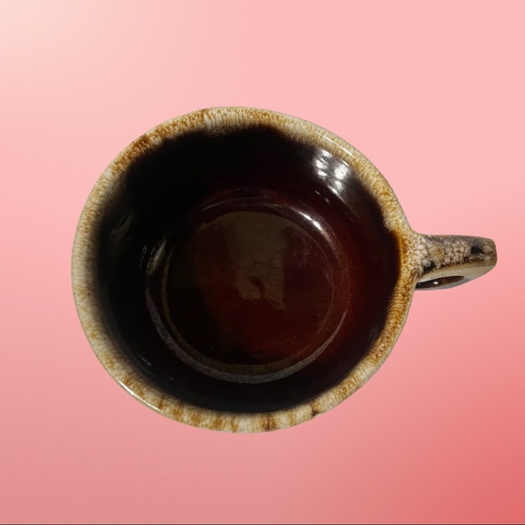 Western Stoneware Brown Drip Pottery Soup Mug with “D” Handle. Great Condition - Picture 4 of 5